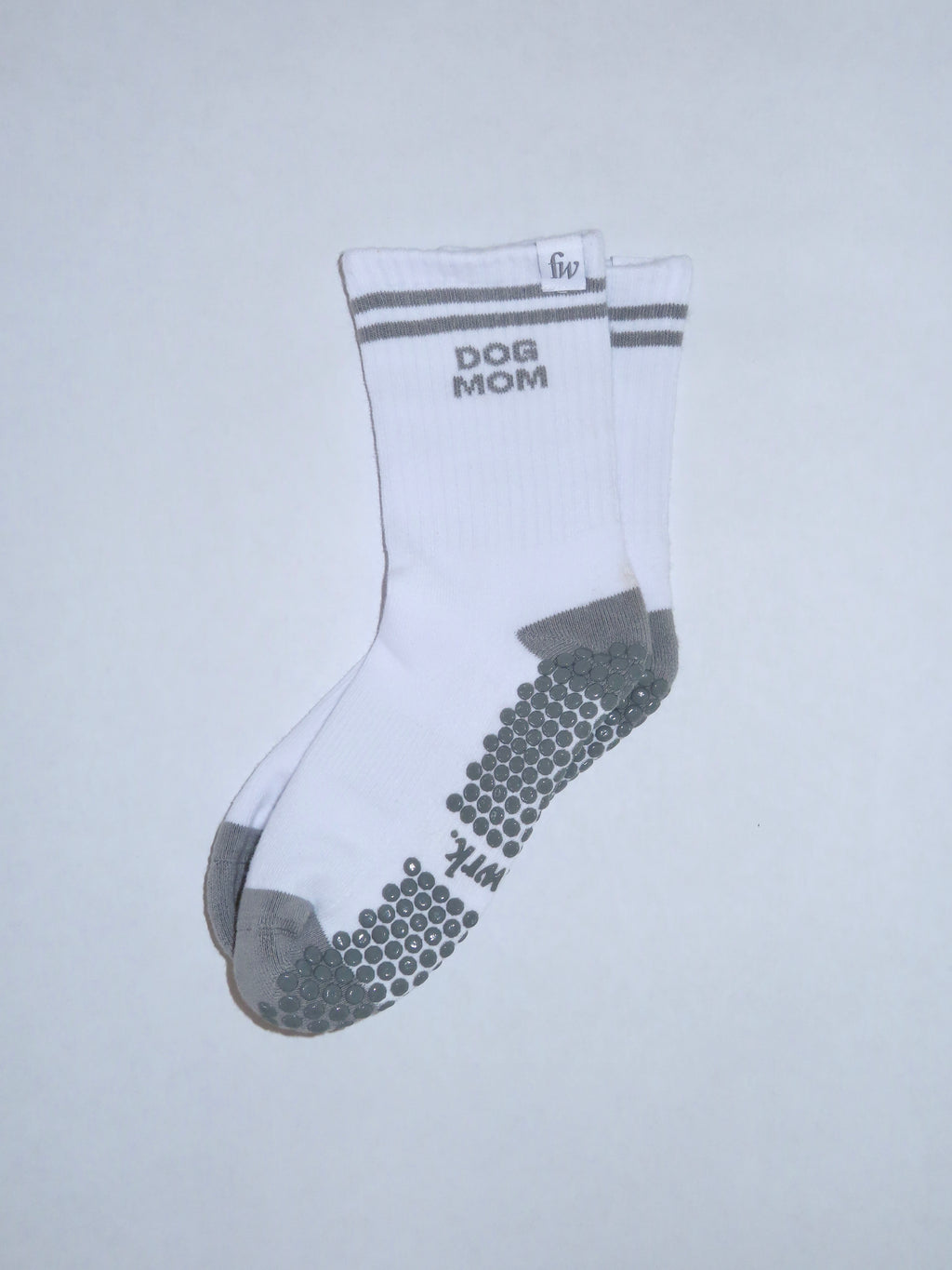 Dog Mom grip socks for pilates and barre, Footwrk